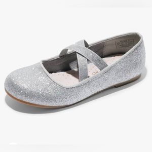 Dream Pairs Silver Glitter Shoes Big Girls Size 5 Fancy Wedding Dance